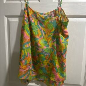 MUMU Multicolor Floral Camisole XXL